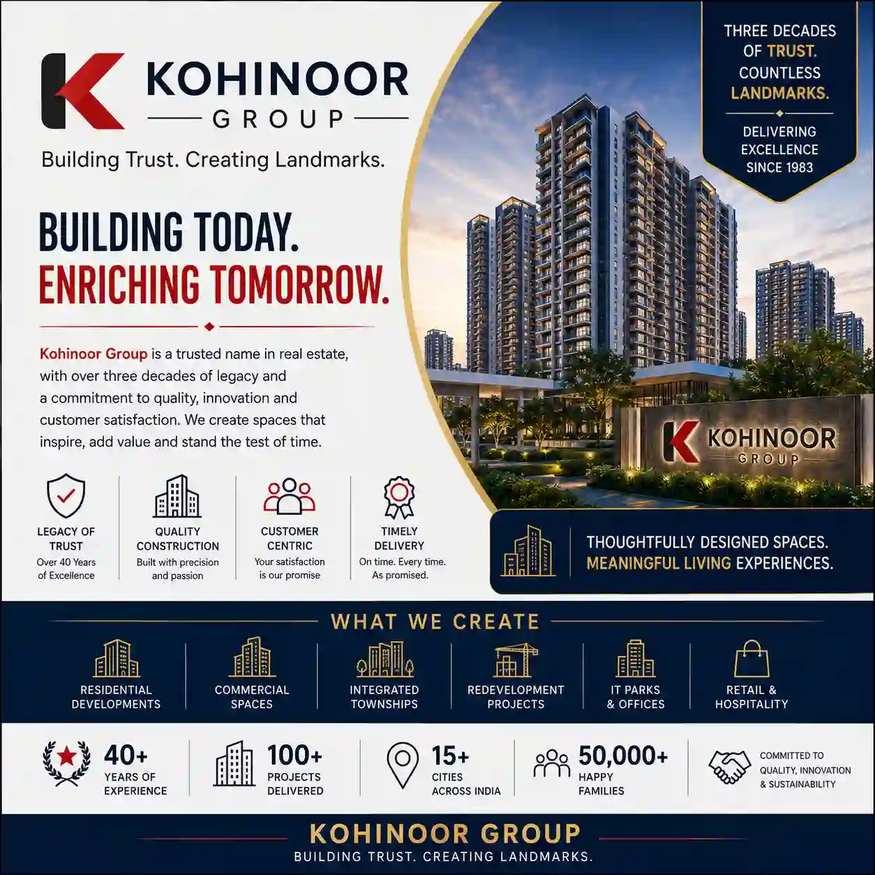 Kohinoor Group developer logo